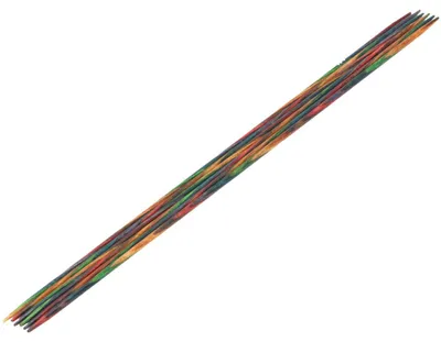 Produktbild von Lana Grossa - Strumpfstricknadel Design-Holz multicolor 20cm 2,5mm