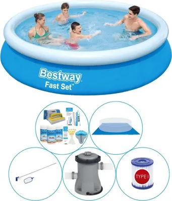 Zdjęcie produktu dla Akcesoria do basenu - Bestway Fast Set 366x76 cm okrągły