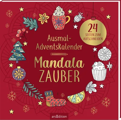 Produktbild von Ausmal-Adventskalender - Mandala-Zauber