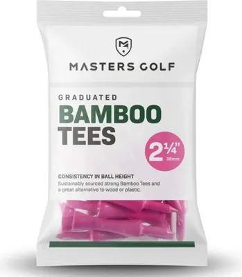 Produktbild von Masters Golf Bamboo Graduated Rosa Golf-Tees