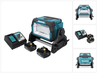 Obrázek produktu pro Akumulátorový stavební LED reflektor Makita DML 809 RM 18 V 10000 lm + 2x akumulátor 4,0 Ah + nabíječka