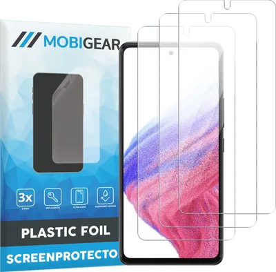 Produktbild von Mobigear  Samsung Galaxy A53 Displayschutz Schutzfolie - Hüllenfreundlich (3er Pack)