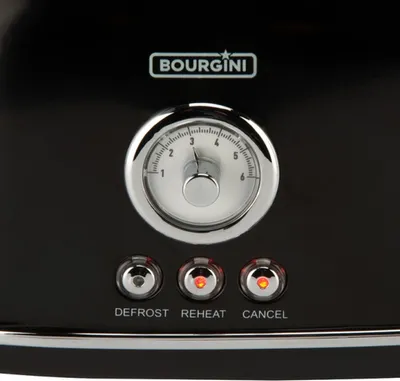 Produktbild von Bourgini Broodrooster retro toaster black