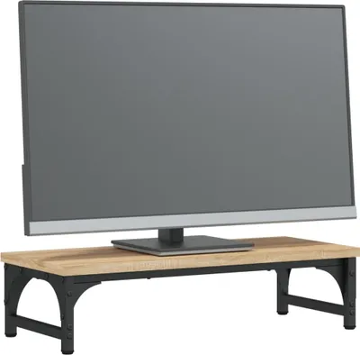 Obrázek produktu pro vidaXL Stojan na monitor Sonoma Oak 55x23x14 cm odvozený výrobek ze dřeva