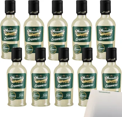 Produktbild von Mazzetti Cremoso Bianco-Creme VPE (10x215ml Flasche) + usy Block