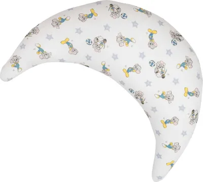 Produktbild von pic Bear Ersatzbezug für Stillmond 120cm x 27cm Dessin: Ed Sterne weiß Jersey