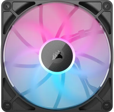 Produktbild von Corsair iCUE LINK RX140 RGB, Ventilator, 14 cm, 300 RPM, 1700 RPM, Schwarz