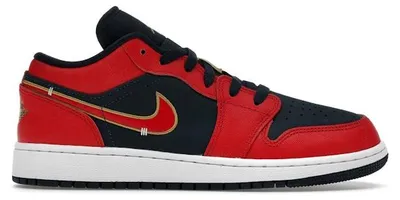 Zdjęcie produktu dla Jordan 1 Low Armory Navy Sport Red (rozmiar dla starszych dzieci/młodzieży) - rozmiar EU 39