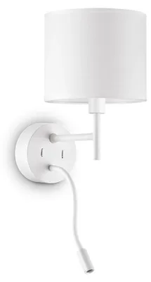 Immagine prodotto di Appliques - Lampade Da Parete Set Metallo Bianco 2 Luci E27