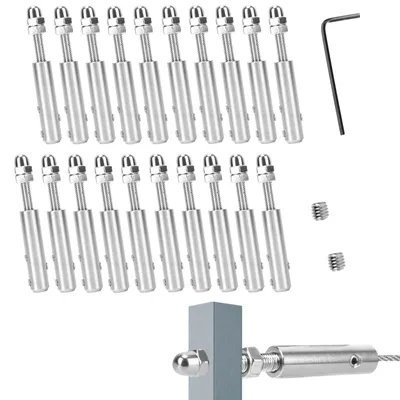 Productafbeelding van Set van 20 Kabelspanners voor Draadkabel 5 mm