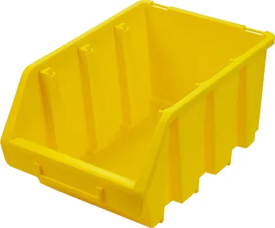 Produktbild von Sichtlagerbox 3 | HxBxT 12,6x17x24cm | Polypropylen | Gelb