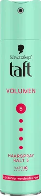 Produktbild von Taft Volumen Haarspray 5 - Starken Halt & Volumen, für langanhaltende Frisuren, 250ml