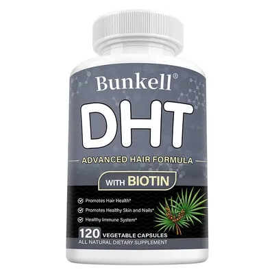 Image de Bloqueur de DHT, capsules contre la chute des cheveux, pour la croissance capillaire avec biotine