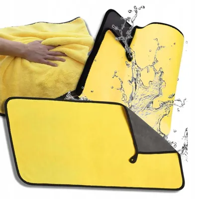 Produktbild von DIKOM Mikrofaser Auto Trockentuch 100x50 cm Dick Weich