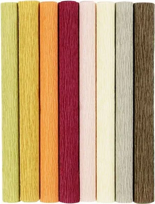 Obrázok produktu pre Krepový papier pastelové farby tmavý 25x60 cm, 8 listov