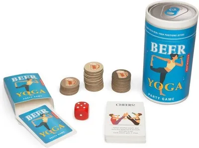 Immagine prodotto di Gioco della birra yoga per feste con 54 carte da gioco
