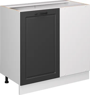 Produktbild von Eckunterschrank Vicco R-Line Anthrazit Landhaus 86 cm ohne Arbeitsplatte, Model 37755
