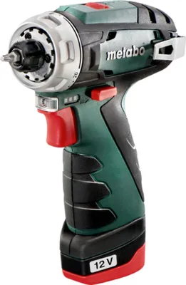 Produktbild von Metabo Akku-Bohrschrauber PowerMaxx BS Basic Set mit 41-teiliger Mobiler Werkstatt - Kunststoffkoffe