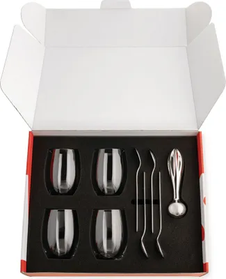 Produktbild von Alessi Cocktail Mixing Set "The Player", Edelstahl