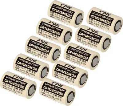Produktbild von 10x FDK Lithium 3V Batterie CR 14250SE 1/2AA - Zelle