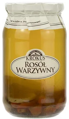 BULION WARZYWNY W PŁYNIE BEZ DODATKU CUKRÓW BEZGLUTENOWY 810 ml - KROKUS