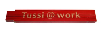 Produktbild von Zollstock Tussi @ work 2 m rot
