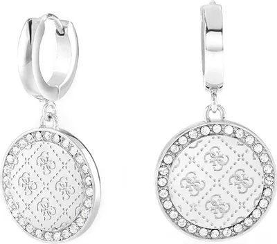 Image de GUESS 30MM HUGGIES 4G COIN & CRYS RH, argent(argent), taille N