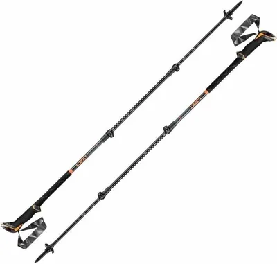 Zdjęcie produktu dla Leki Sherpa Lite Neon Orange/Black/Denim Blue 100 - 135 cm Kije trekkingowe