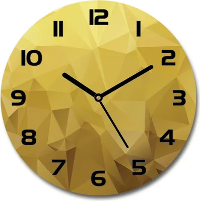 Produktbild von Wanduhr aus Glas 30fi Glasbild Glasuhr Gehärtetes Glas - schwarze-zeiger - Abstraction background