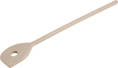 Produktbild von Kochlöffel, spitz, mit Loch aus Holz 35 cm