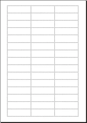 Produktbild von Einsteckschilder für Hängemappen 58x18mm 4 Blatt=180 Schilder weiß Packung mit 10 Stück