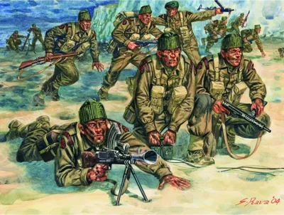 Immagine prodotto di Italeri 1:72 WW2 - Kommandotruppe Britische