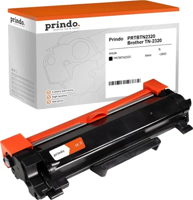 Obrázok produktu pre Tonerová kazeta prindo TN2320 – toner pre tlačiarne DCP, HL a MFC – čierna