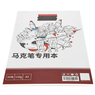 Productafbeelding van Schilderboek, schilderboek voor stiften, A4 schilderboek, tekenboek voor stiften, schilderboek, schildervel voor stiften