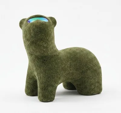 Productafbeelding van Kindersfauteuil IJsbeer, loungefauteuil, dierenontwerp, schuimvulling, zwart, modern