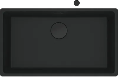 Obrázek produktu pro Podomítkový dřez Franke Maris MRG 110-72 Fragranit Black Matt - Black Collection, manuální ovládání