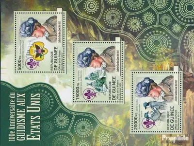 Produktbild von Briefmarken Guinea 2012 Mi 9220-9222 Kleinbogen (kompl. Ausgabe) postfrisch Pfadfinder in den USA