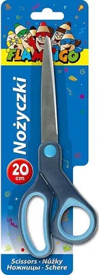 Zdjęcie produktu dla Nożyczki ergonomiczne 20 cm Flamingo