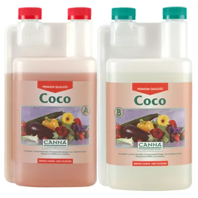 Produktbild von Canna Coco A+B 1L Set Nährstofflösung Growing Substrat-Dünger