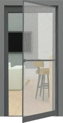 Produktbild von Insektenschutz home protect Alu-Tür 1 anthrazit 100x210 cm