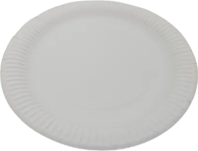 Produktbild von 750 Pappteller Imbissteller rund Ø 23cm FF Kuchenteller weiß