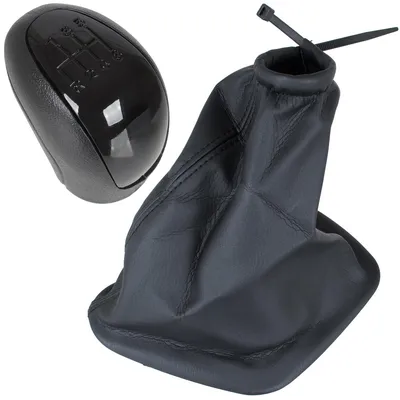 Immagine prodotto di VW Crafter I 06-11 Pomello del cambio NERO + copricambio con cornice DIAGRAMMA NERO 6 MARCE