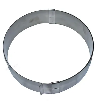 Produktbild von Tortenring verstellbar von 18-30 cm, Edelstahl