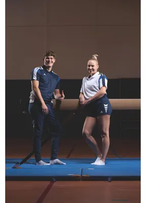 Immagine prodotto di Polo Erima Celebrate 125 Function Bianco/nuovo Navy - XL
