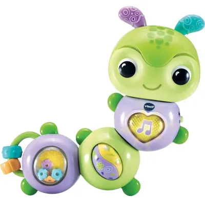 Productafbeelding van VTech Baby Draaispeeltje, rups, vanaf 0,5 jaar, met geluid, batterijen nodig (LR44), meerkleurig
