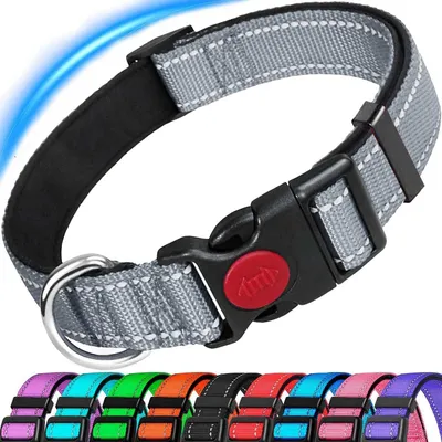 Productafbeelding van Hondhalsband, Reflecterend Hondhalsband, Verstelbaar Neopreen Nylon voor Middelgrote Honden