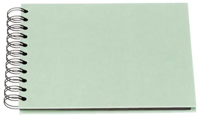 Imagen del producto de Rössler Papier 1329452650. Álbum de fotos espiral SOHO, 19,5 x 14,5 cm, 40 páginas, color verde menta