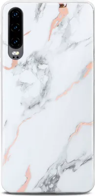 Produktbild von ONEFLOW® Sense Case kompatibel mit Huawei P30 - Hülle in Marmor Optik, Dedication