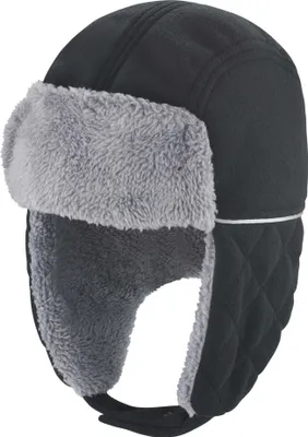 Produktbild von Result Winter Essentials - Trapper-Hut für Herren/Damen Uni BC5361 (S-M) (Schwarz/Grau)