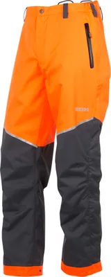 Produktbild von KOX Regenhose wasserdicht / Outdoorhose Aquatex 2.0 Orange/Grau Größe 46/48